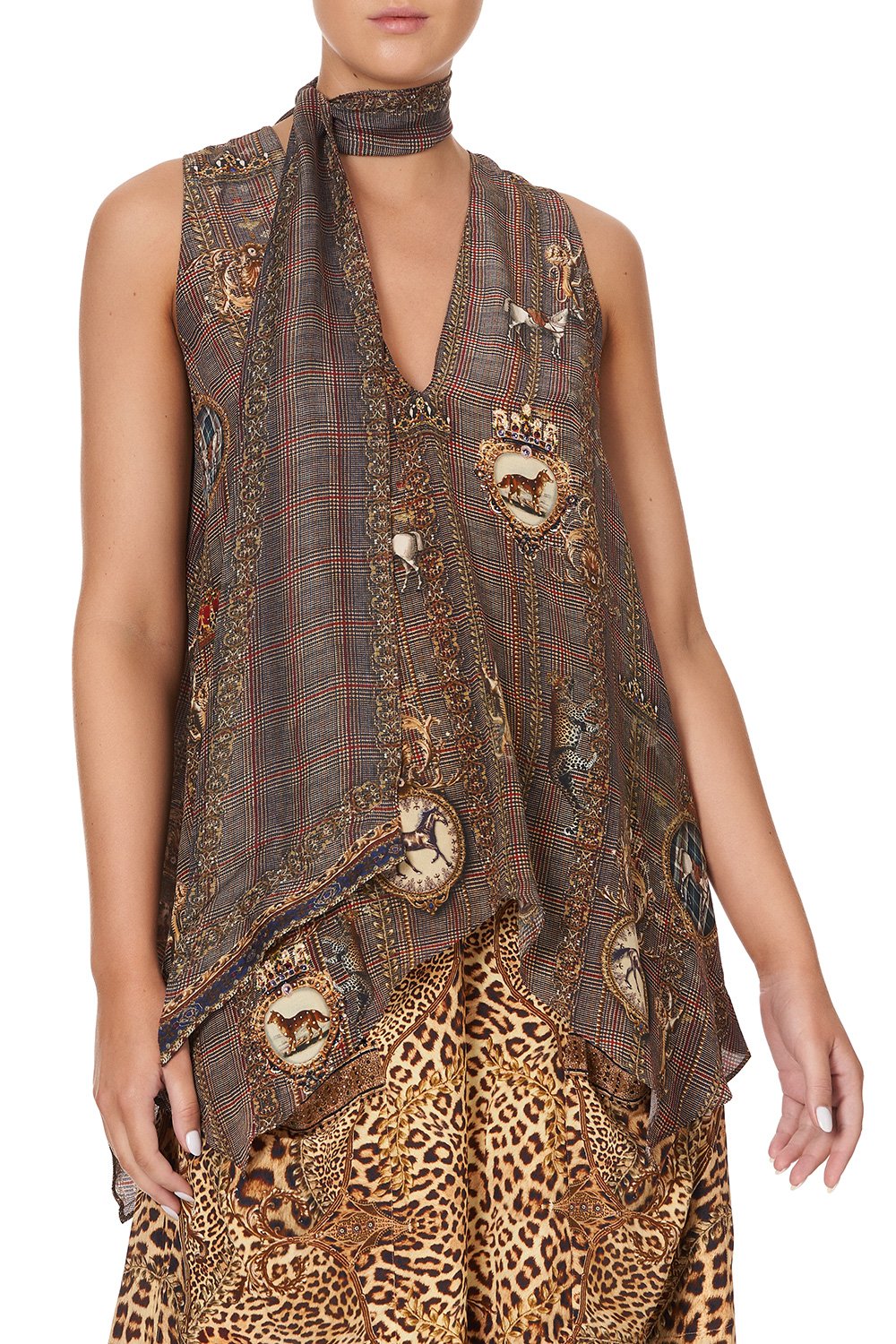 HANDKERCHIEF HEM TOP LADY LODGE