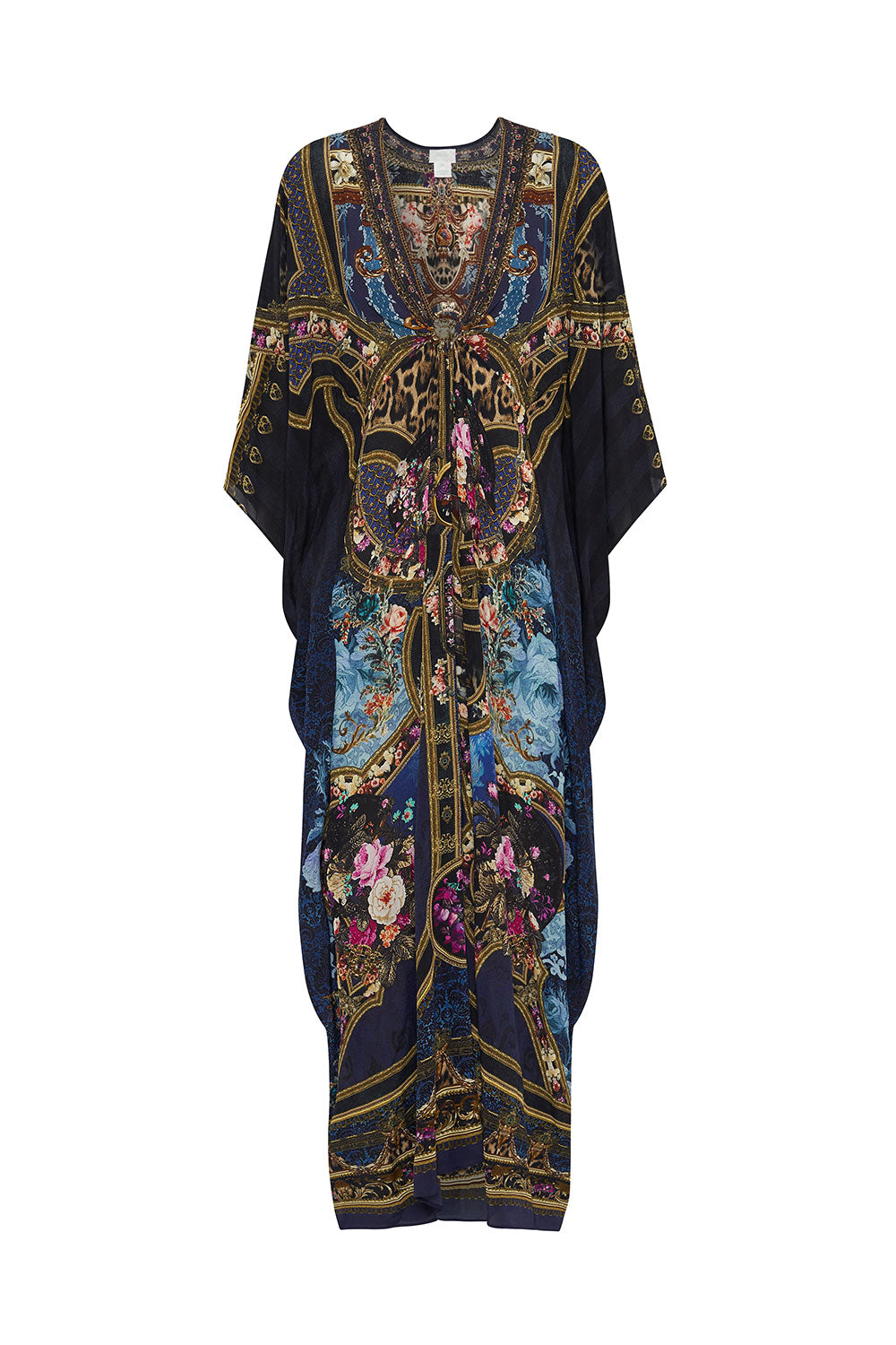 SPLIT SLEEVE KAFTAN WITH HARDWARE FIELDS OF TREASURE