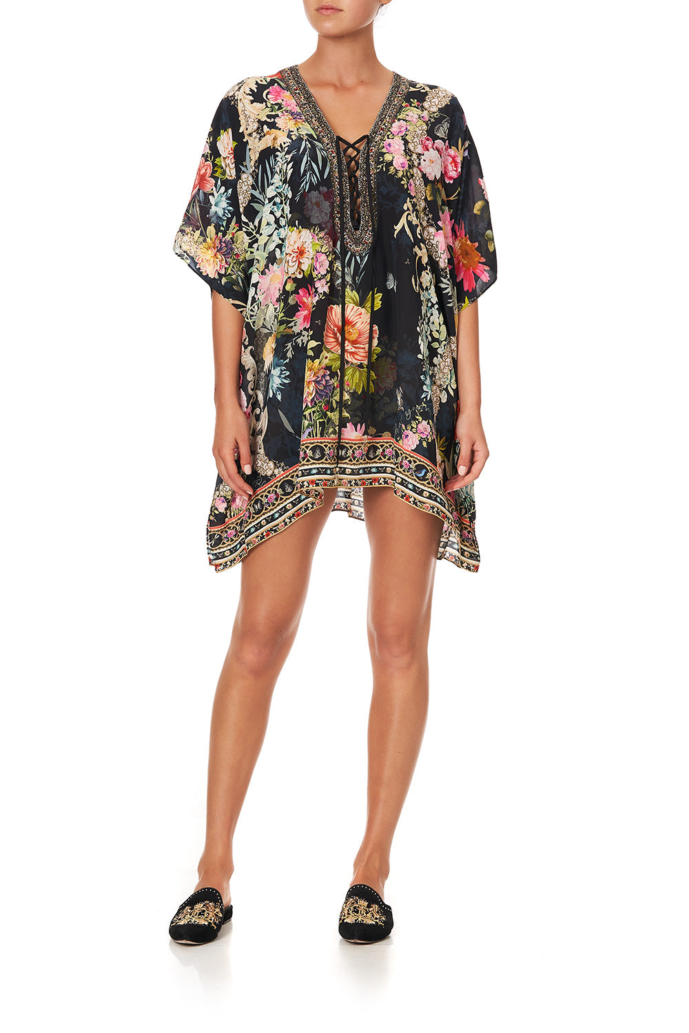SHORT LACE UP KAFTAN HAMPTON HIVE