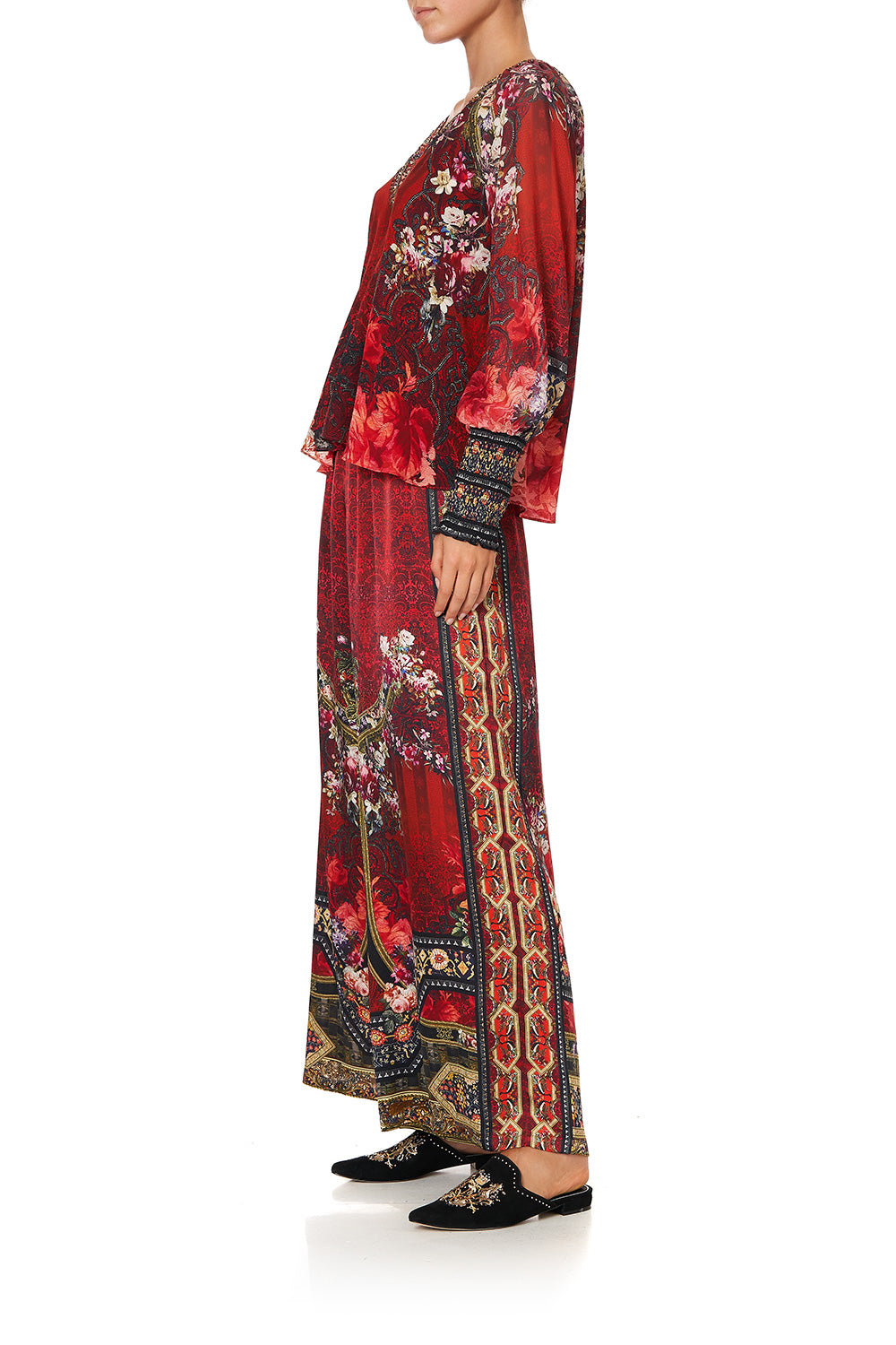 SHIRRED CUFF BLOUSE STORIES OF A STATION