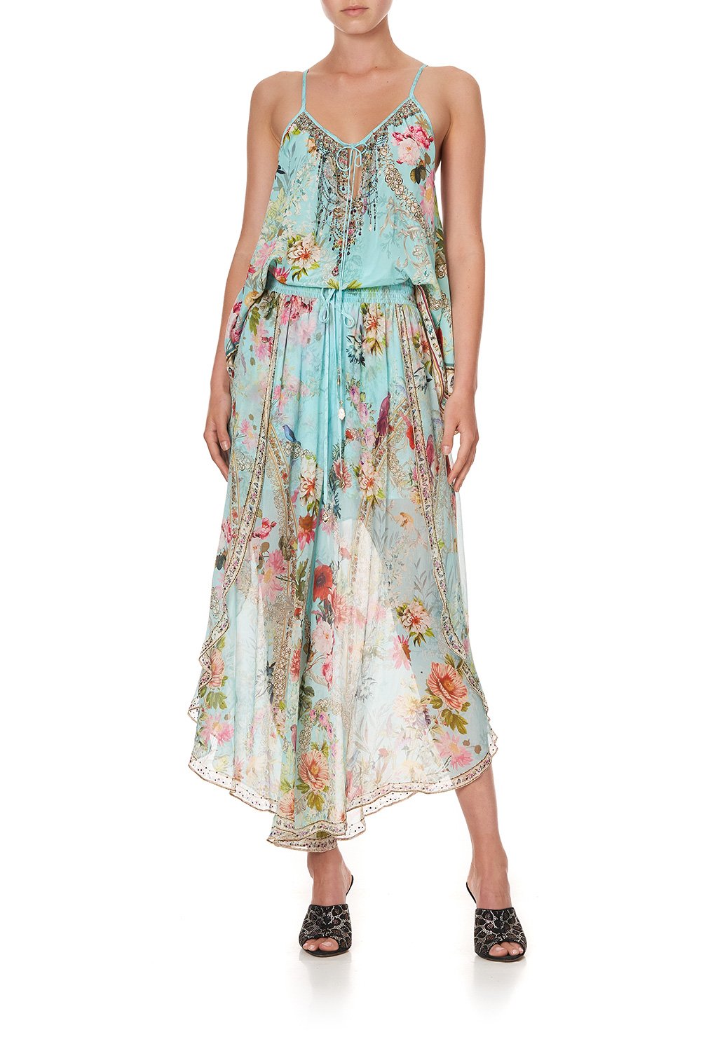 STRAP TOP WITH TIE FRONT DETAIL A ROYAL STITCH UP