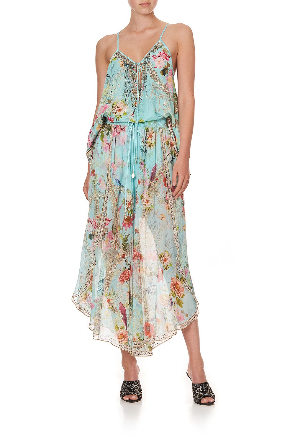 STRAP TOP WITH TIE FRONT DETAIL A ROYAL STITCH UP