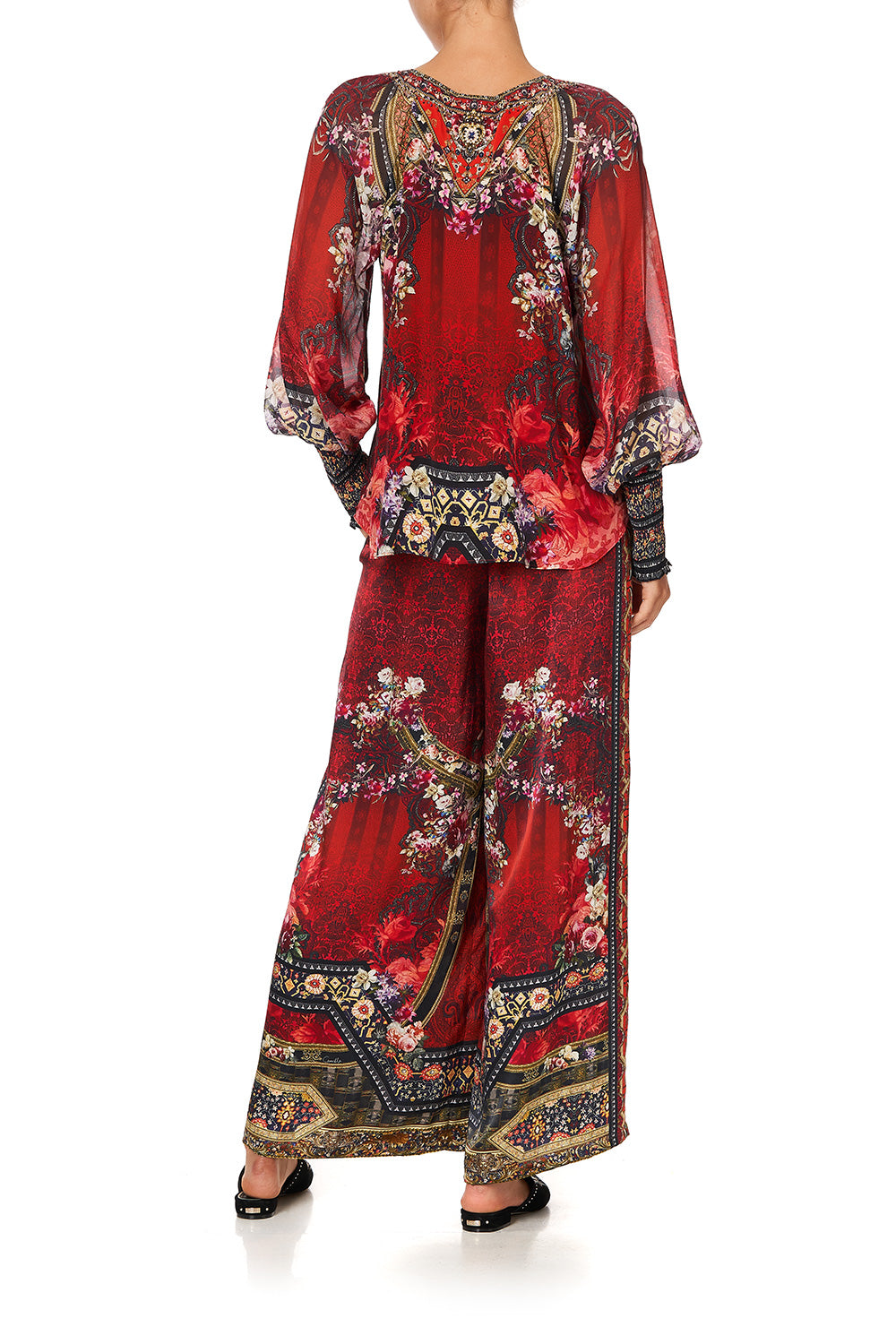 SHIRRED CUFF BLOUSE STORIES OF A STATION