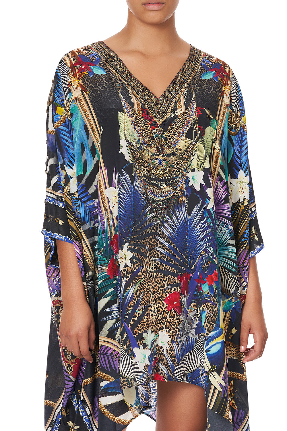 KAFTAN WITH BUTTON UP SLEEVES RAINBOW ROOM