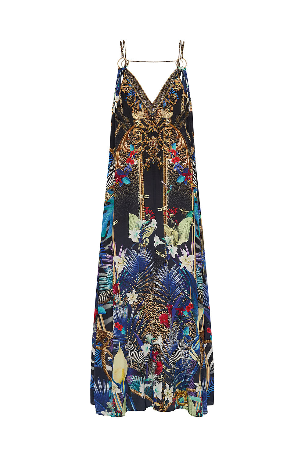 RING DETAIL STRAP DRESS RAINBOW ROOM