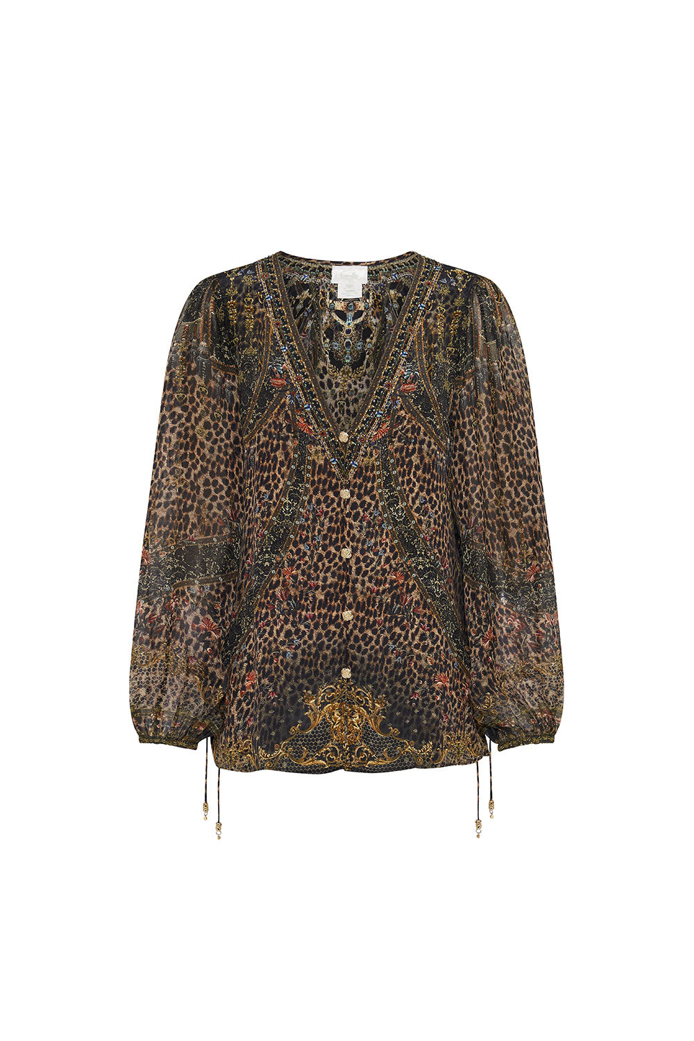 LACE UP SIDE BLOUSE ABINGDON PALACE