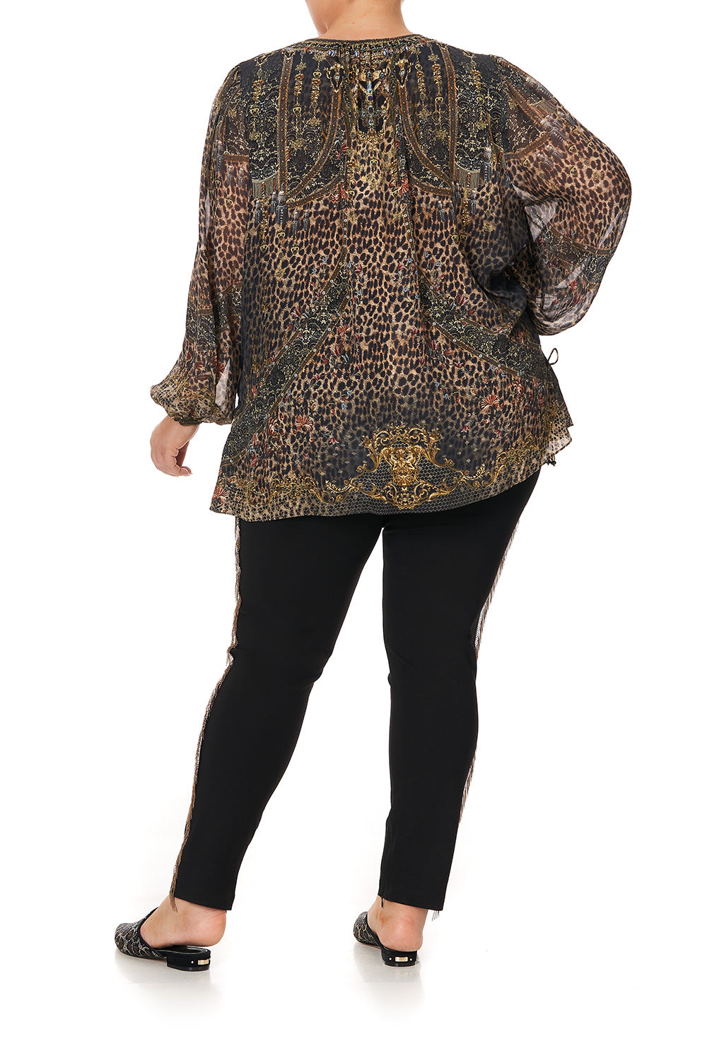 LACE UP SIDE BLOUSE ABINGDON PALACE