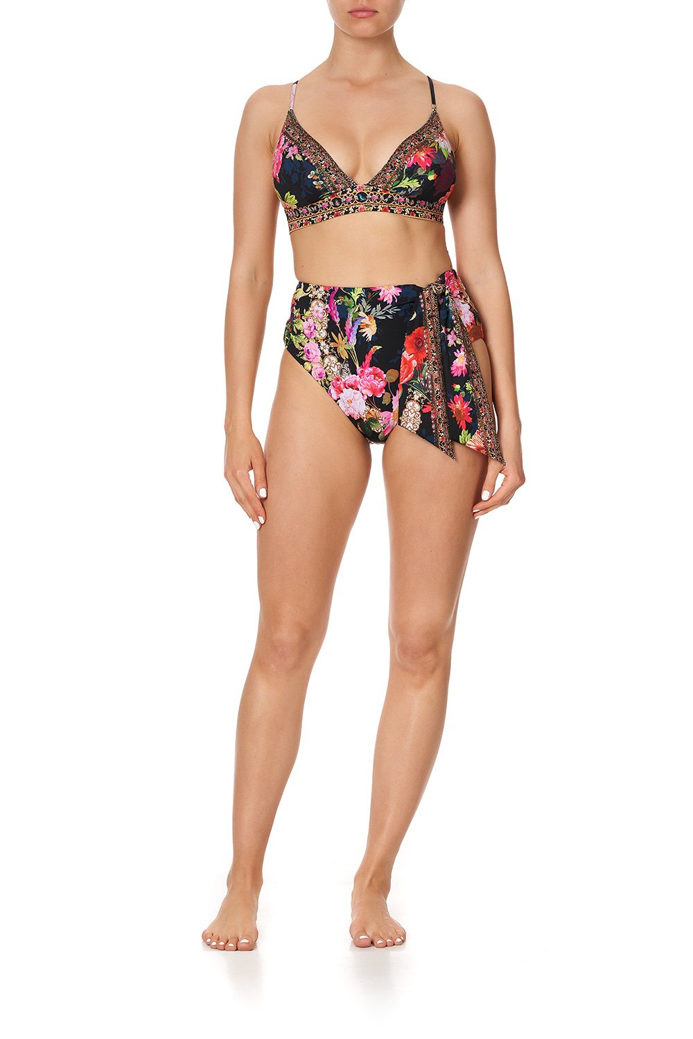 LACE BACK TRI BRA HAMPTON HIVE