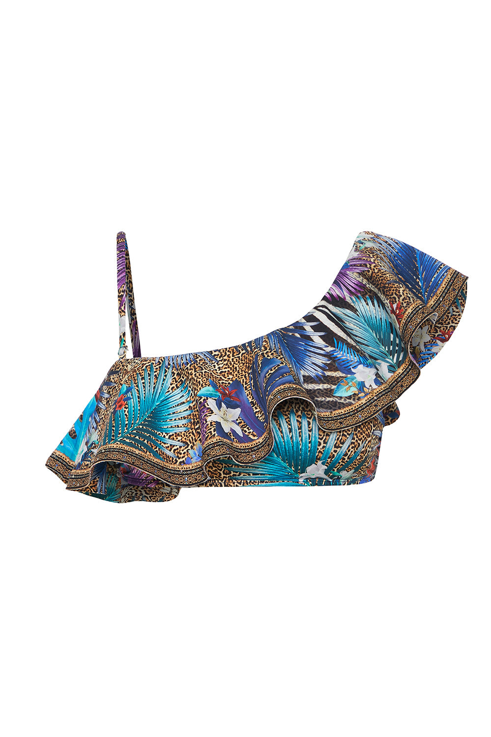 ONE SHOULDER FRILL BRA RAINBOW ROOM