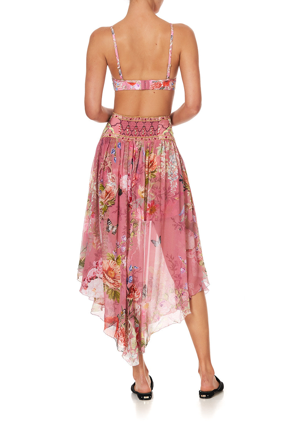 SOFT BRA WITH BACK CLIP PATCHWORK HEART