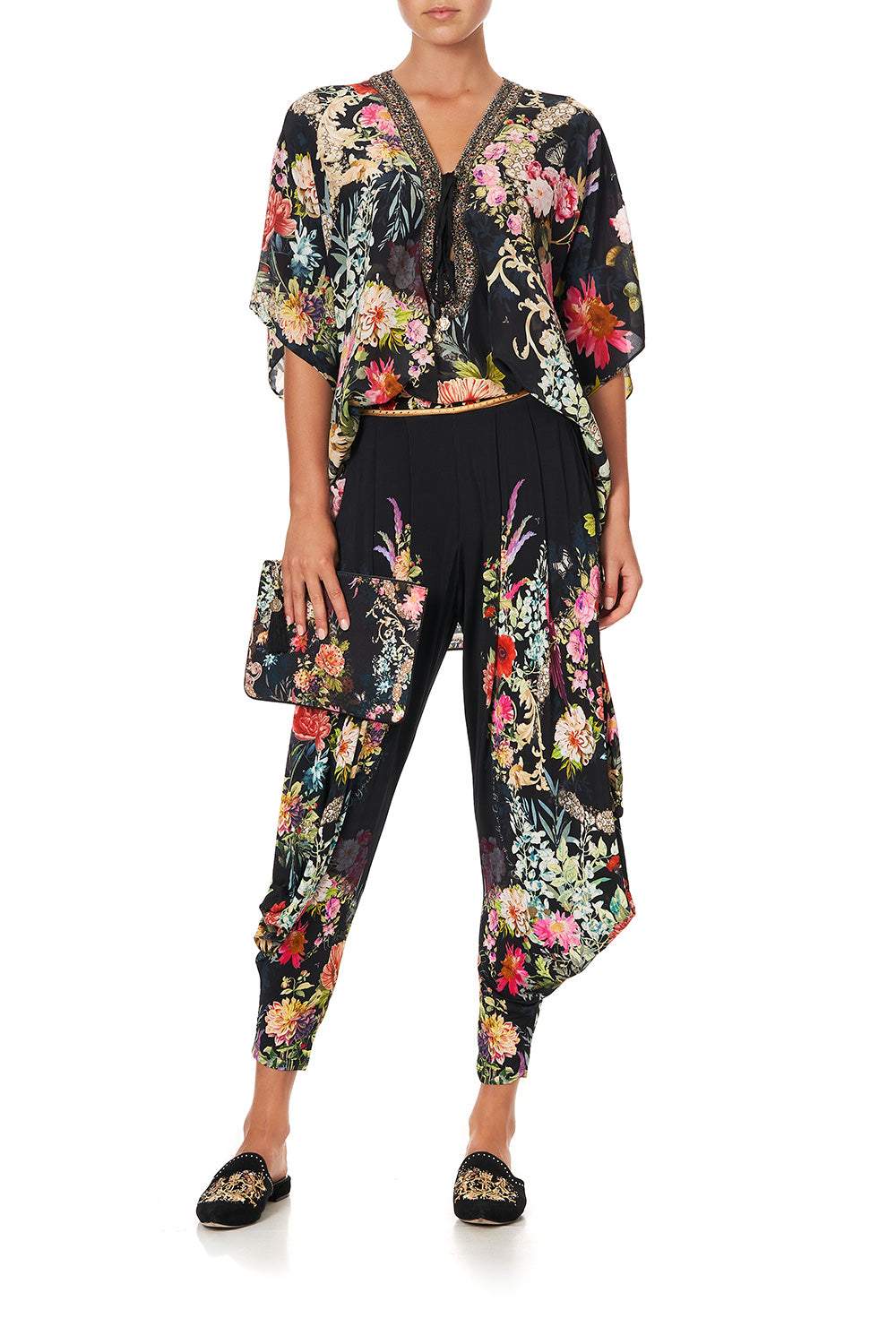 SMALL CANVAS CLUTCH HAMPTON HIVE