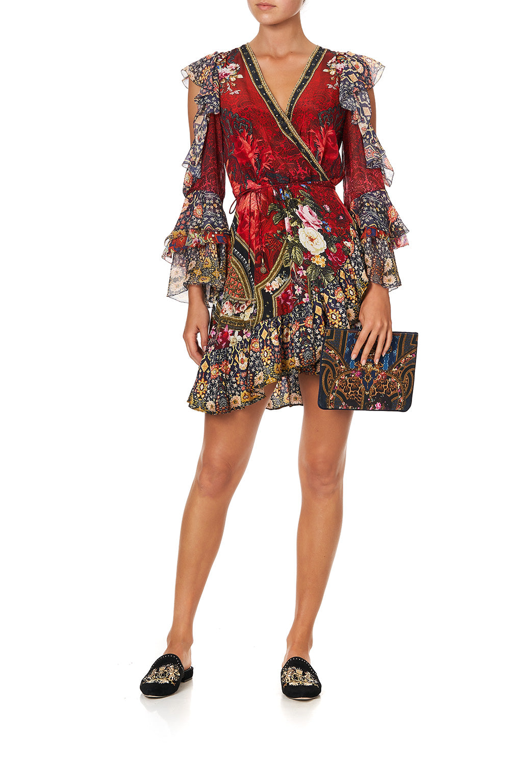 SMALL CANVAS CLUTCH FIELDS OF TREASURE