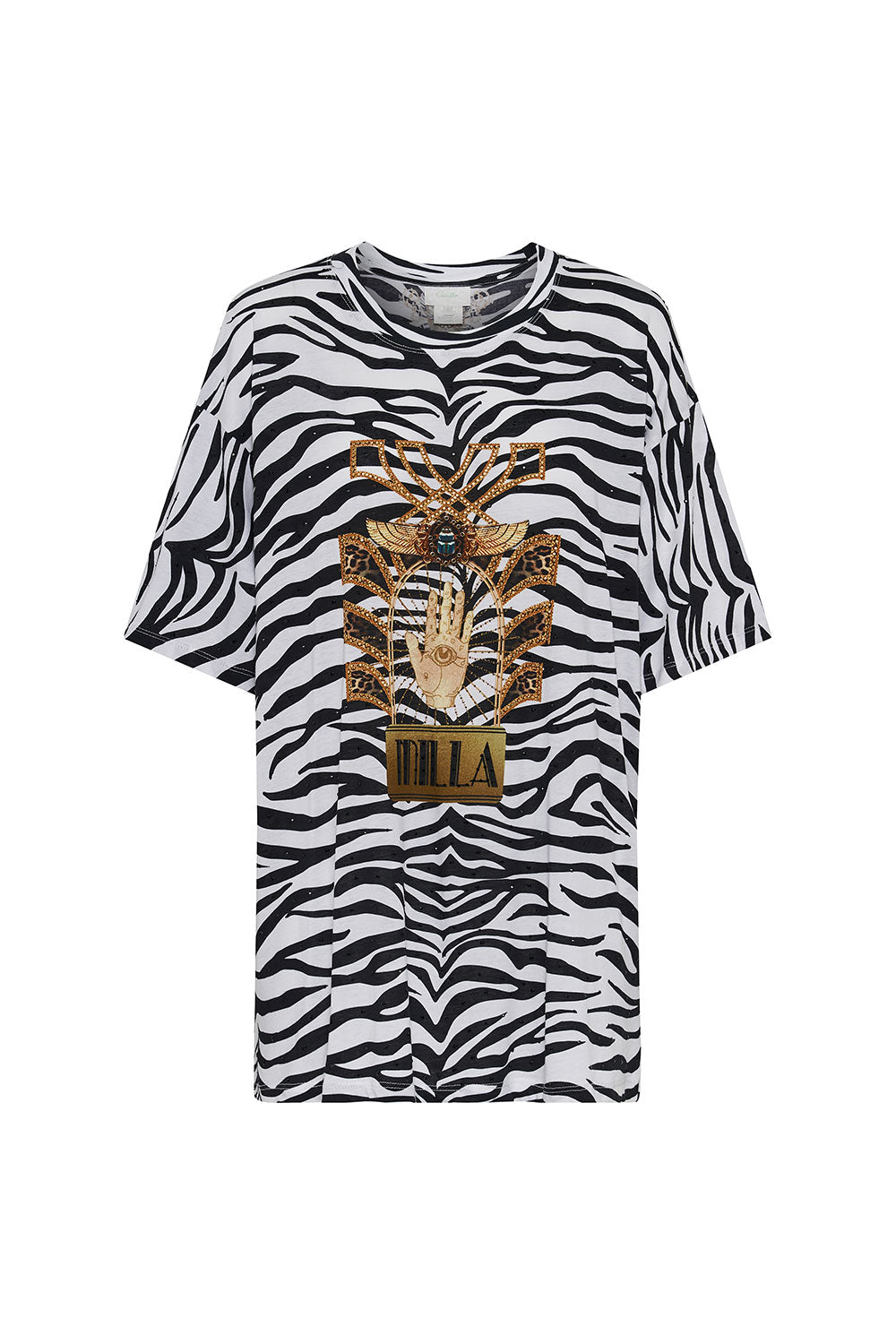 OVERSIZE BAND TEE RAINBOW ROOM