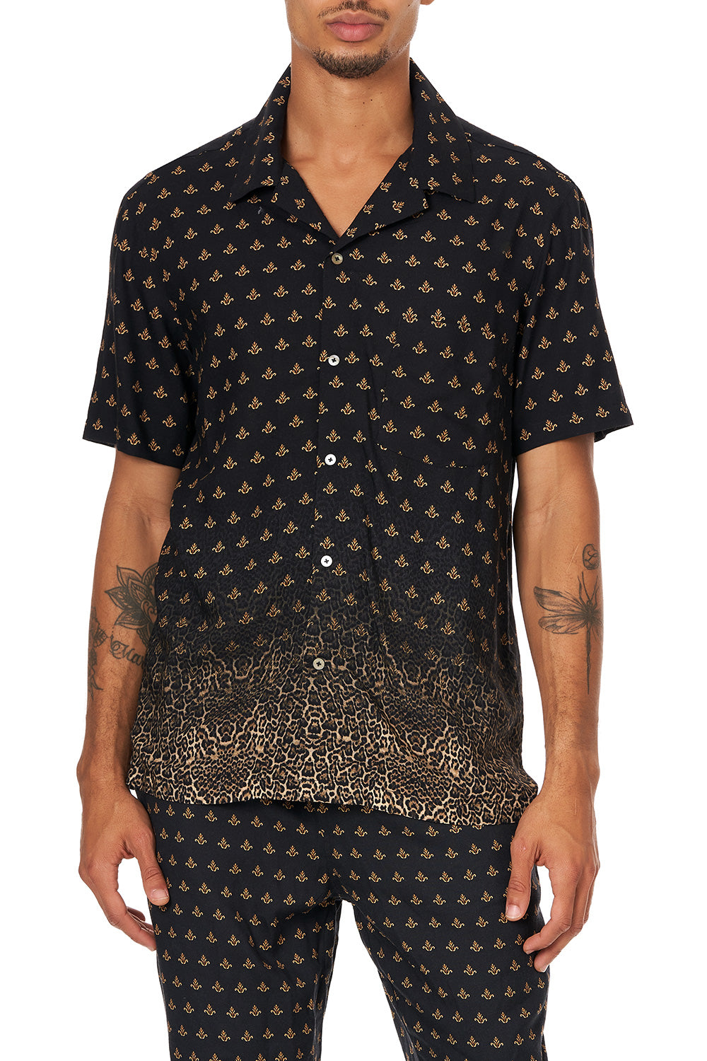 SHORT SLEEVE CAMP COLLARED SHIRT ABINGDON PALACE