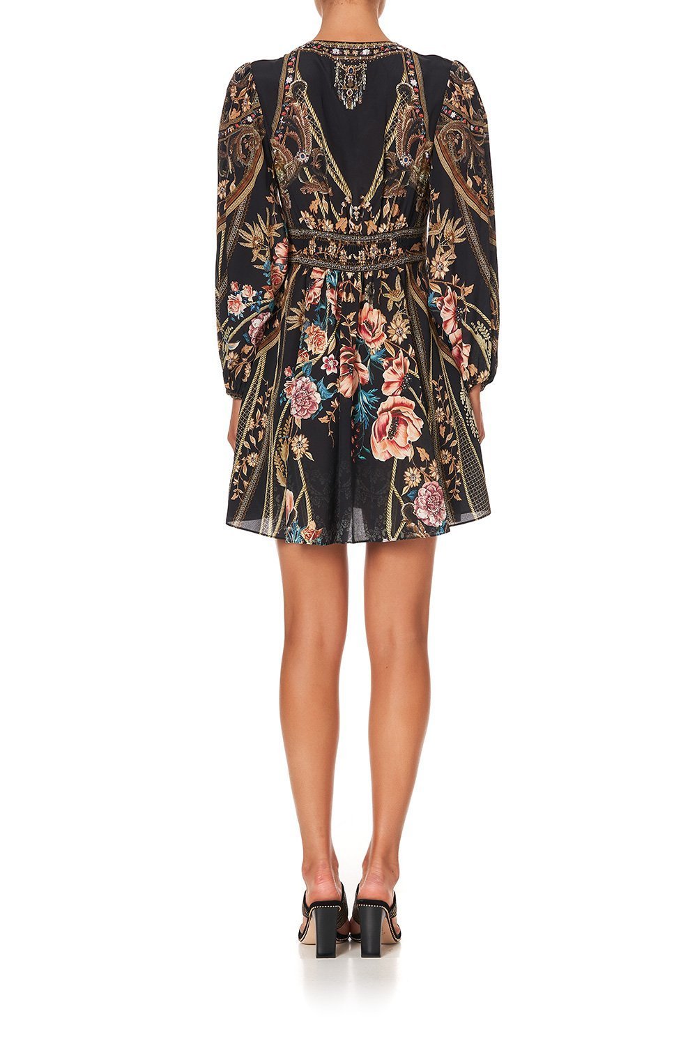 CURVED WAISTBAND SHORT DRESS BELLE OF THE BAROQUE