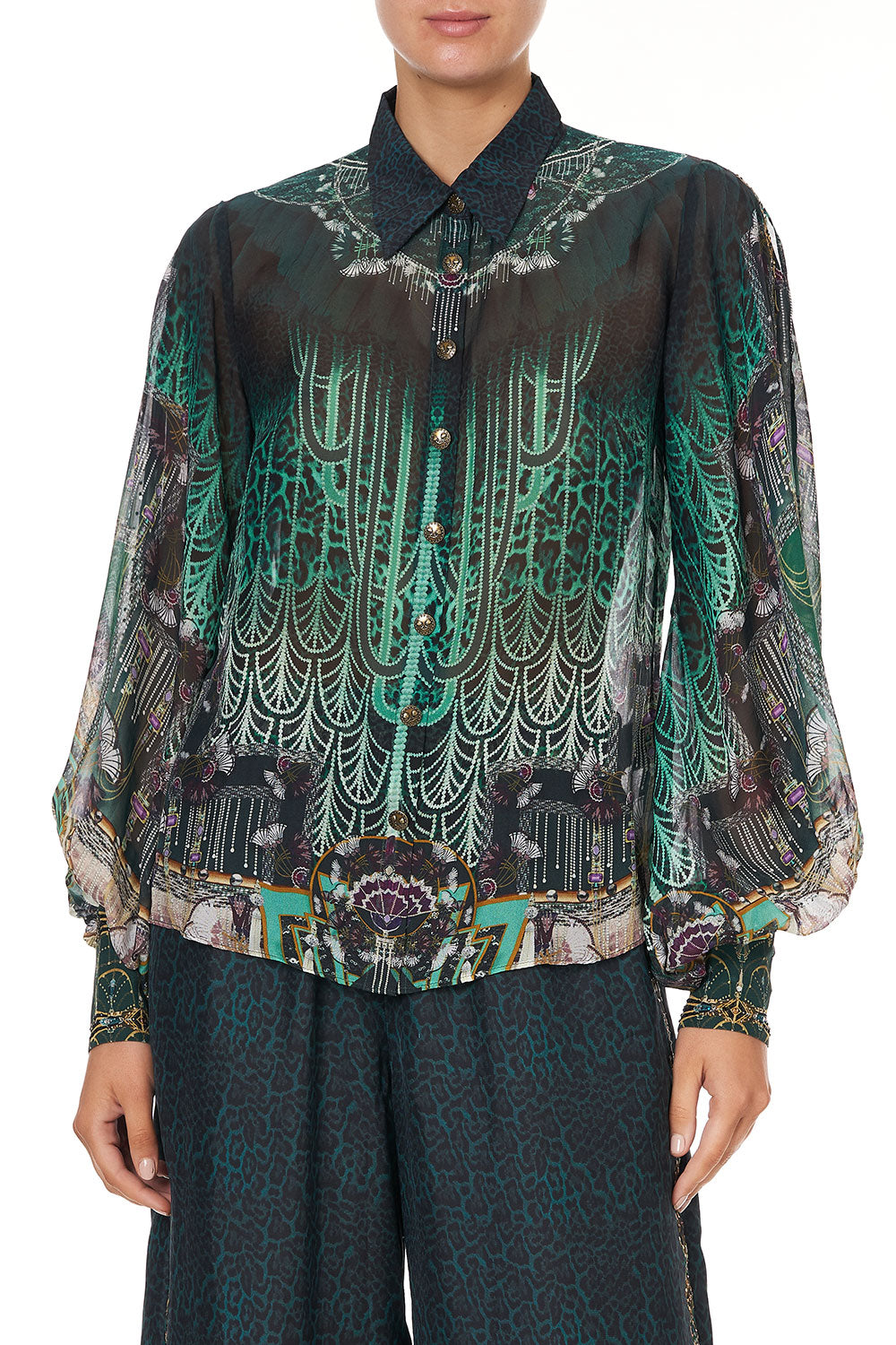 SPLIT SLEEVE BLOUSE FITZGERALDS FLAPPER