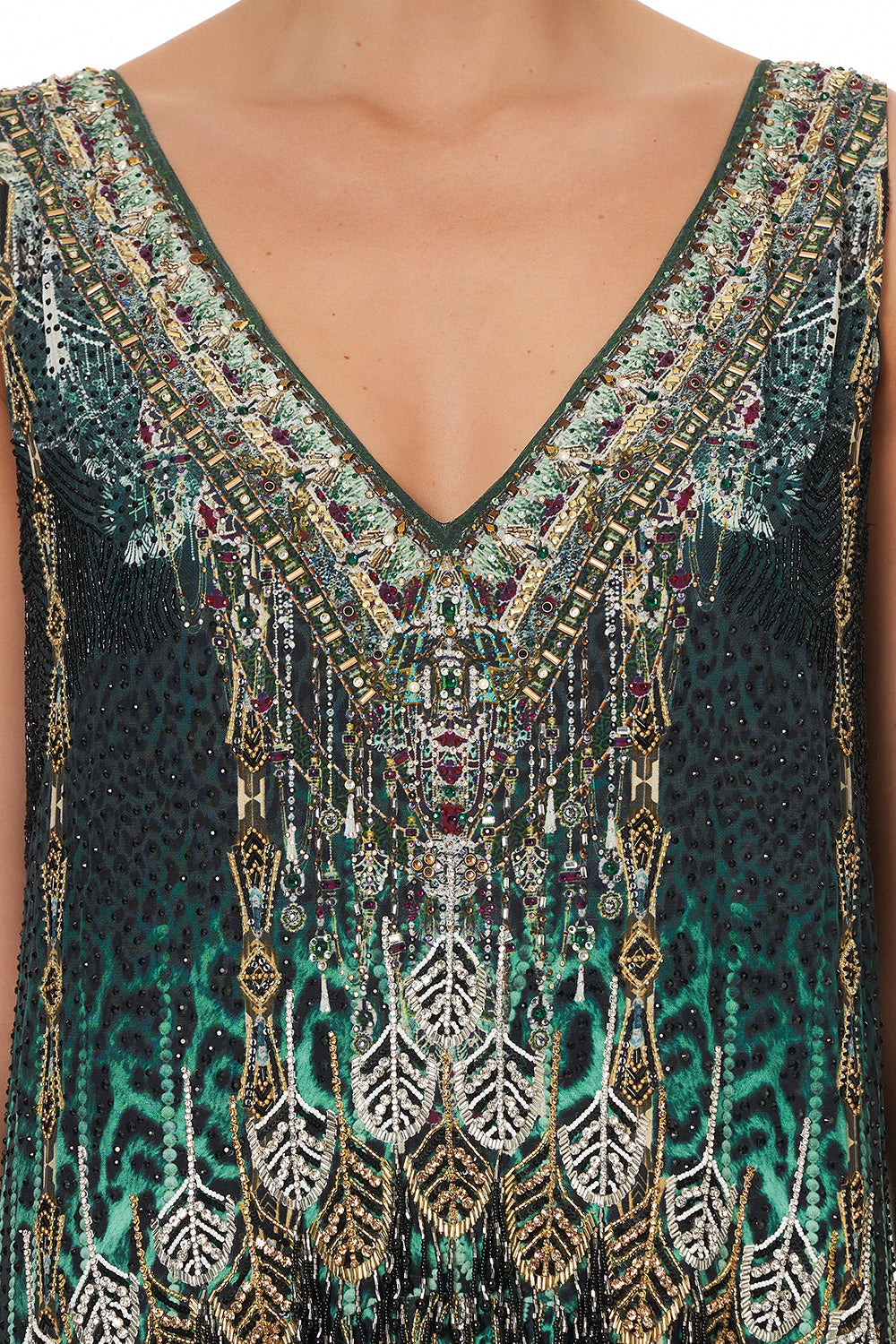 DROPPED WAIST PANELLED DRESS FITZGERALDS FLAPPER