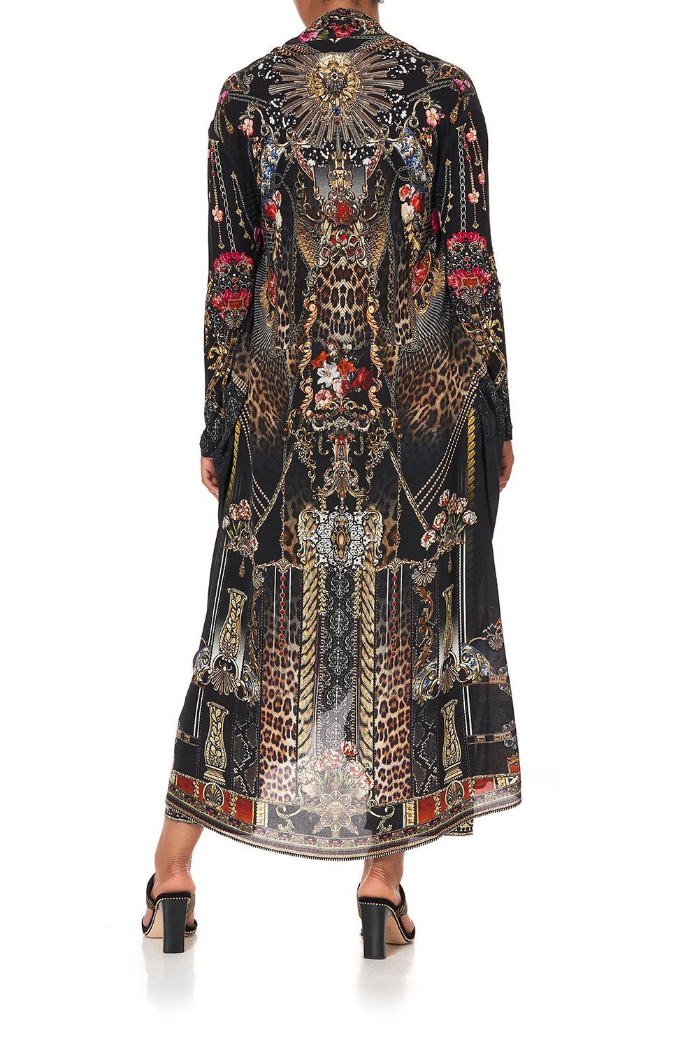 LONG CASUAL JACKET WITH POCKETS GOTHIC GODDESS