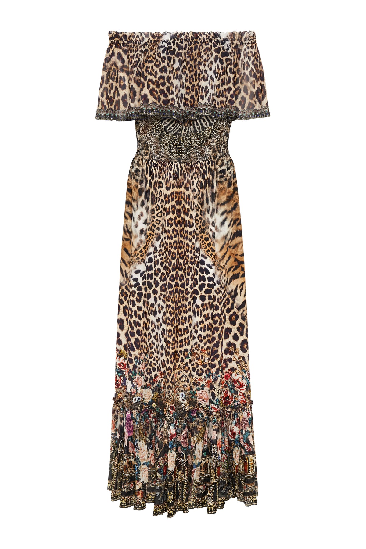 OFF SHOULDER FRILL DRESS CALL OF THE CATHEDRAL