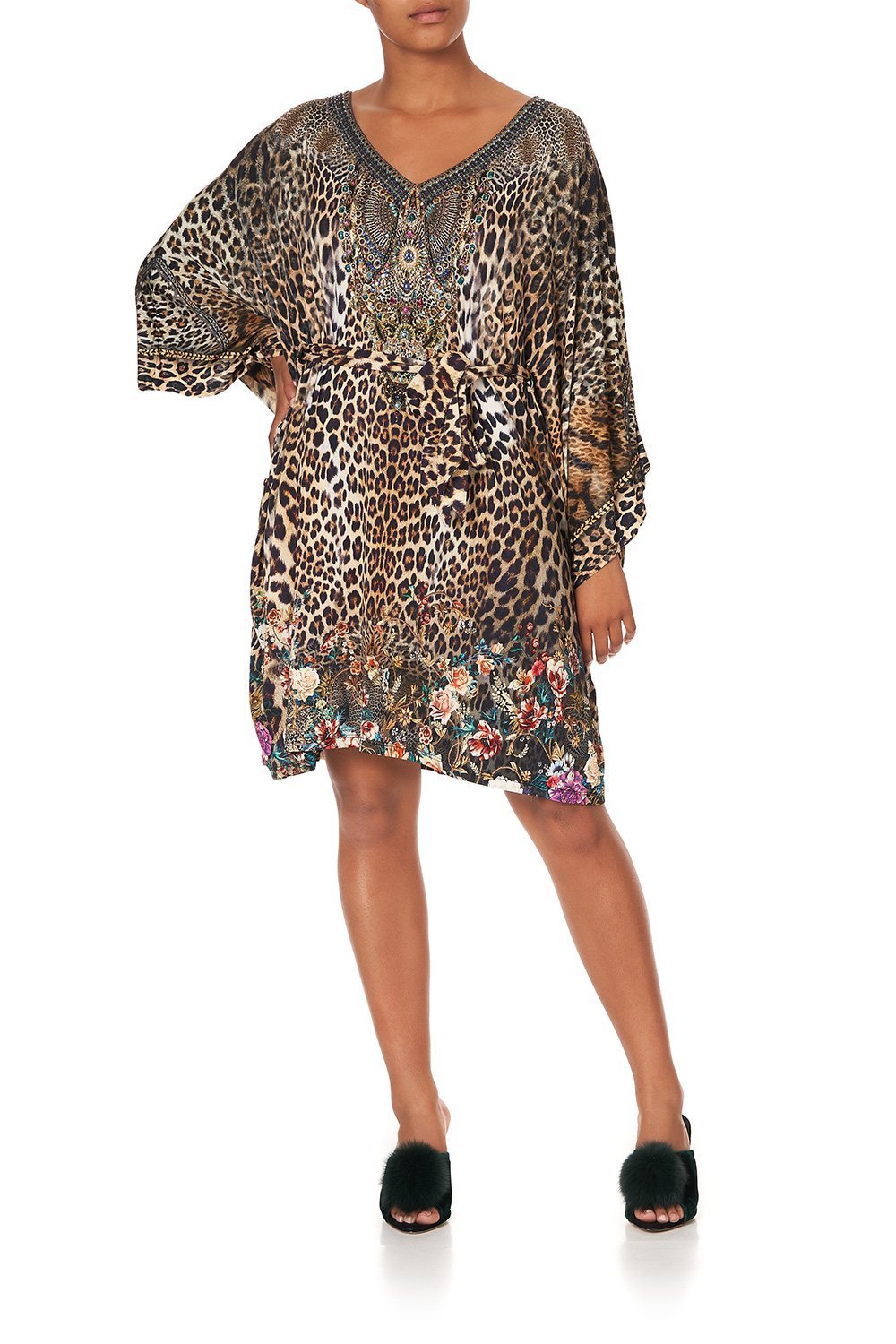 V NECK JERSEY SHORT KAFTAN WITH TIE CALL OF THE CATHEDRAL