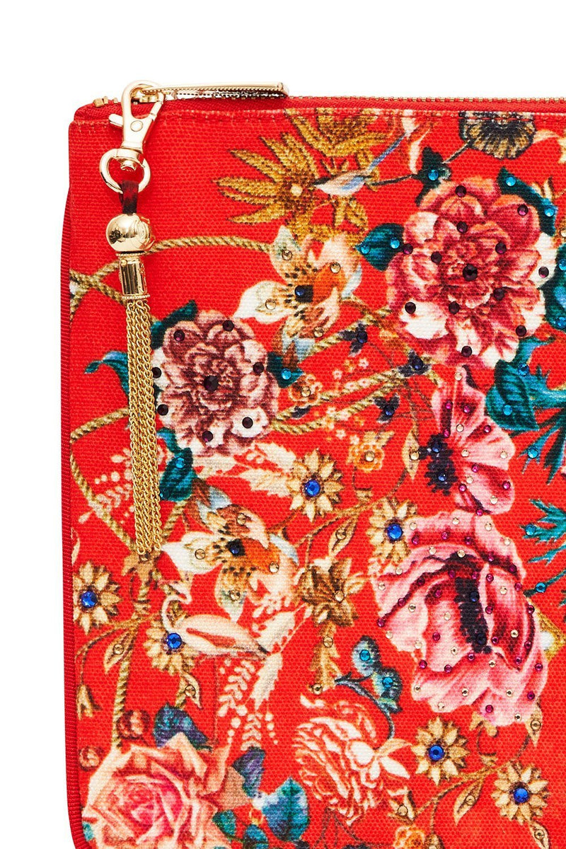 SMALL CANVAS CLUTCH REBELLE REBELLE main image 1