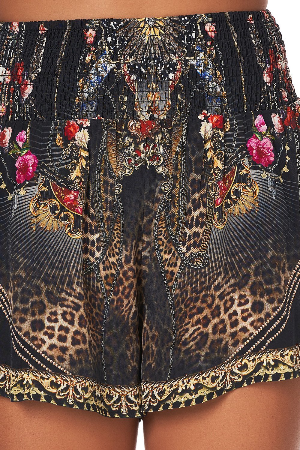 SHIRRED WAIST SHORT GOTHIC GODDESS