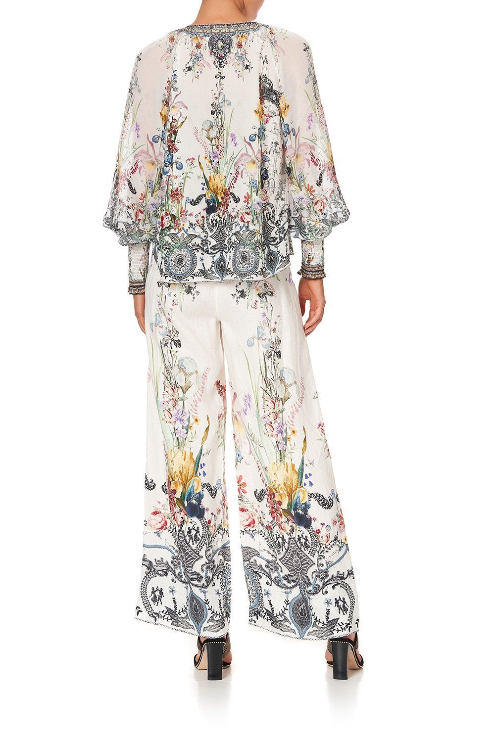 SHIRRED CUFF BLOUSE TRUE ROMANCE