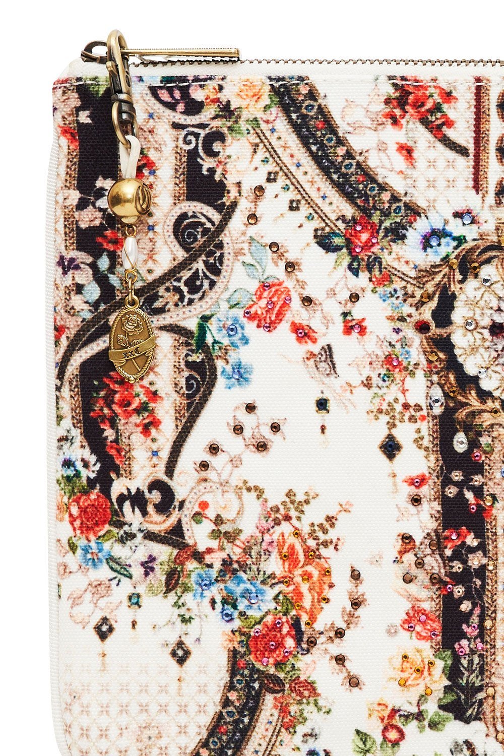 SMALL CANVAS CLUTCH SHAKESPEARES GARDEN