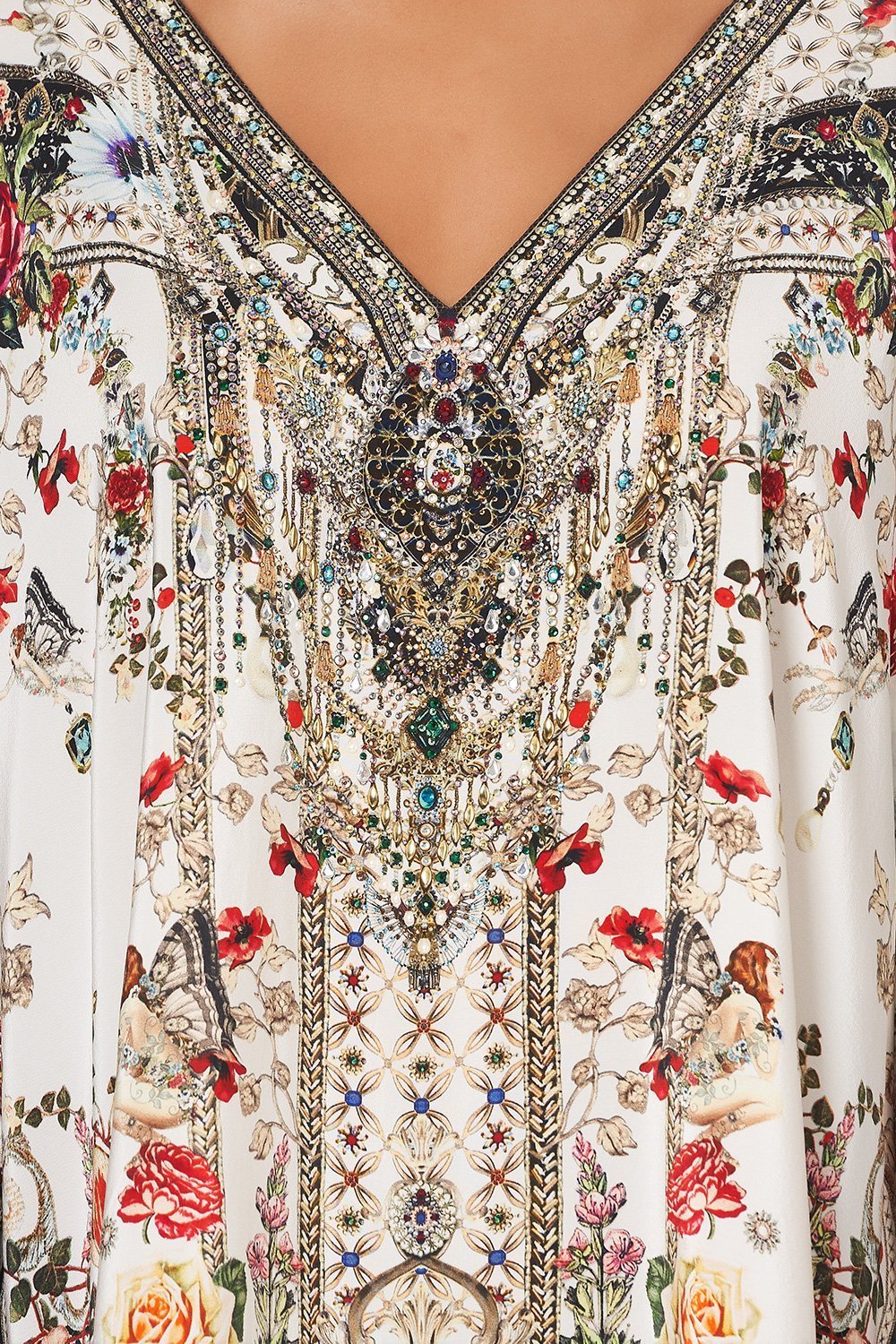 SHORT KAFTAN WITH CUFF SHAKESPEARES GARDEN