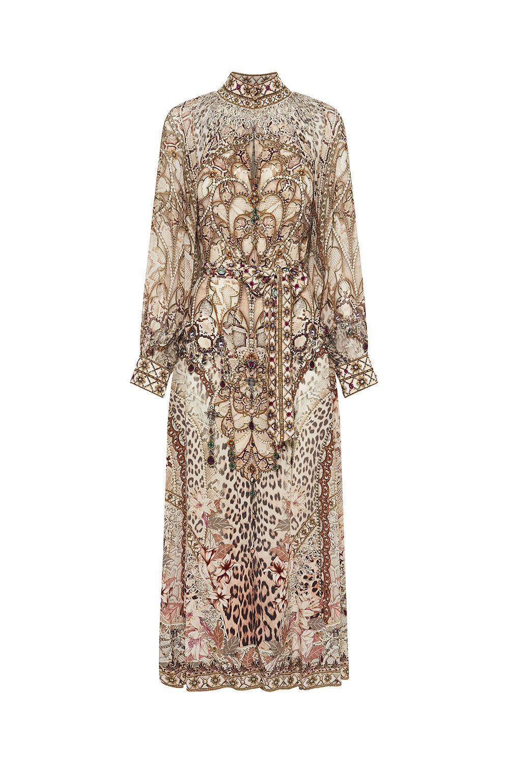 RAGLAN SLEEVE MIDI SHIRT DRESS ALL IS NOUVEAU