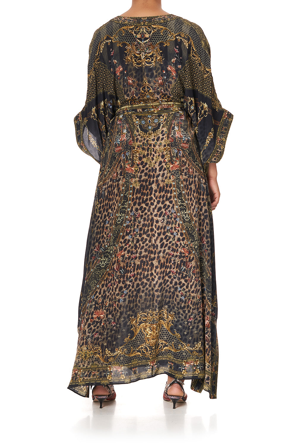 KAFTAN WITH V-NECKBAND AND BELT ABINGDON PALACE