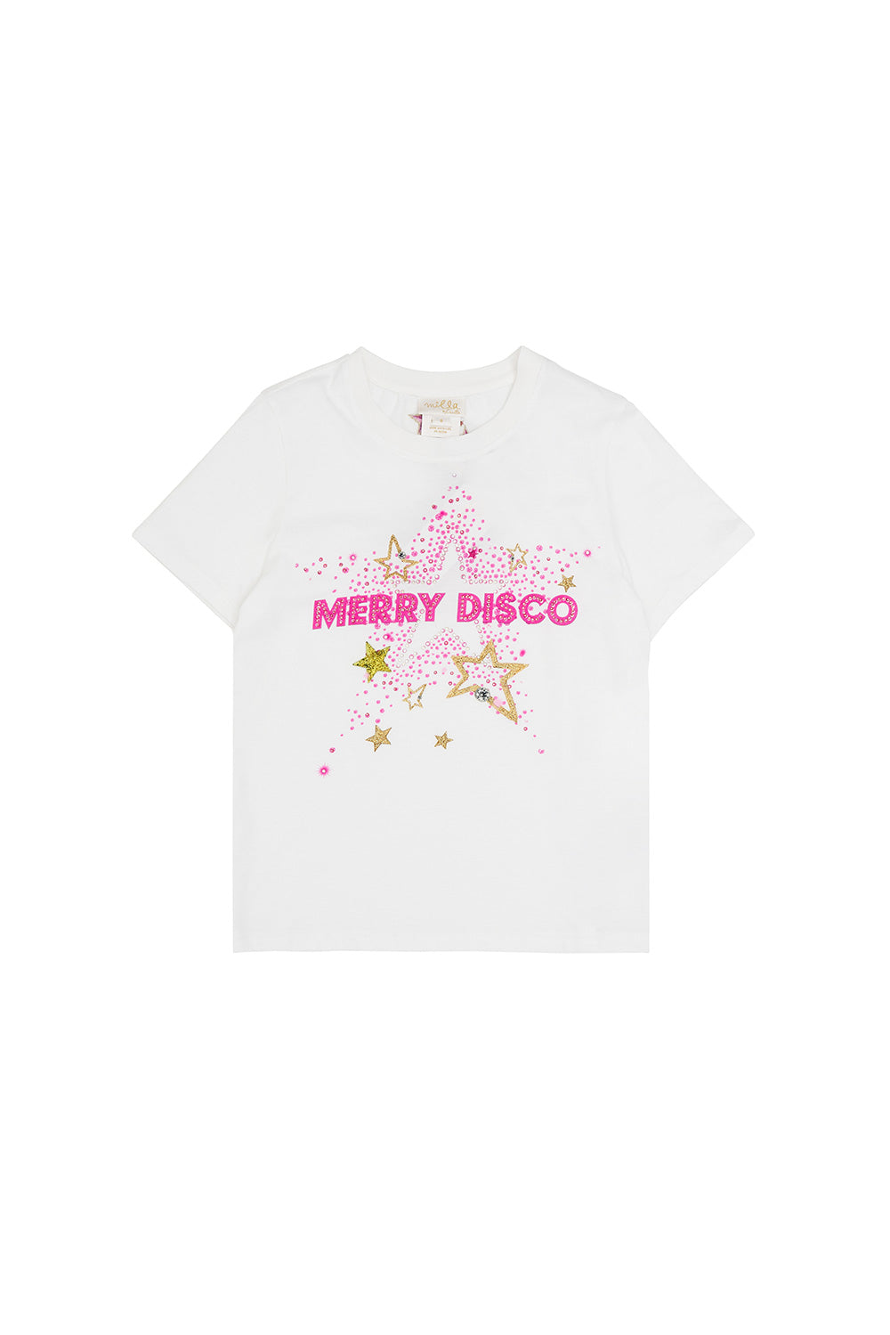 KIDS SHORT SLEEVE T-SHIRT 4-10 BABYS A GO GLITTER