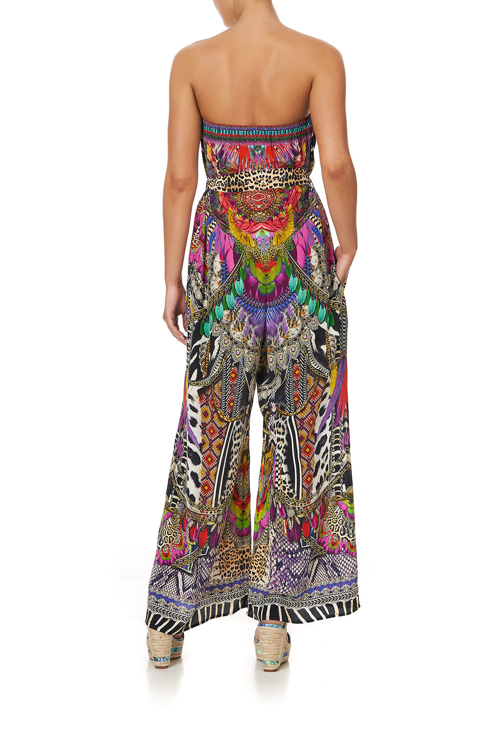 TIE WAIST STRAPLESS JUMPSUIT GUARDIANS OF THE SUN