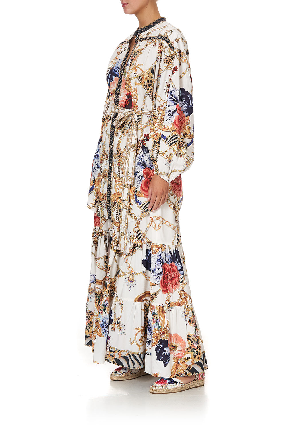 BLOUSON SLEEVE SHIRT DRESS REIGN SUPREME