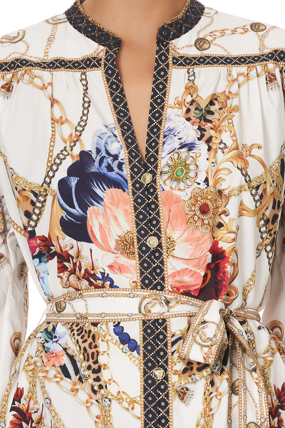 BLOUSON SLEEVE SHIRT DRESS REIGN SUPREME