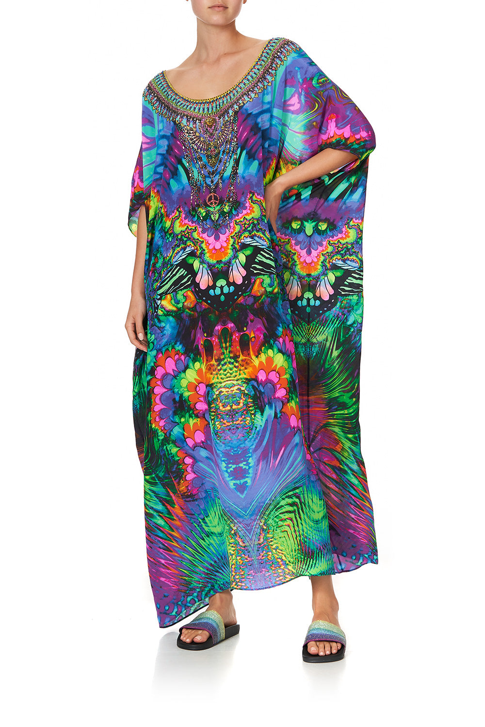 ROUND NECK KAFTAN HYPED UP HIPPIE