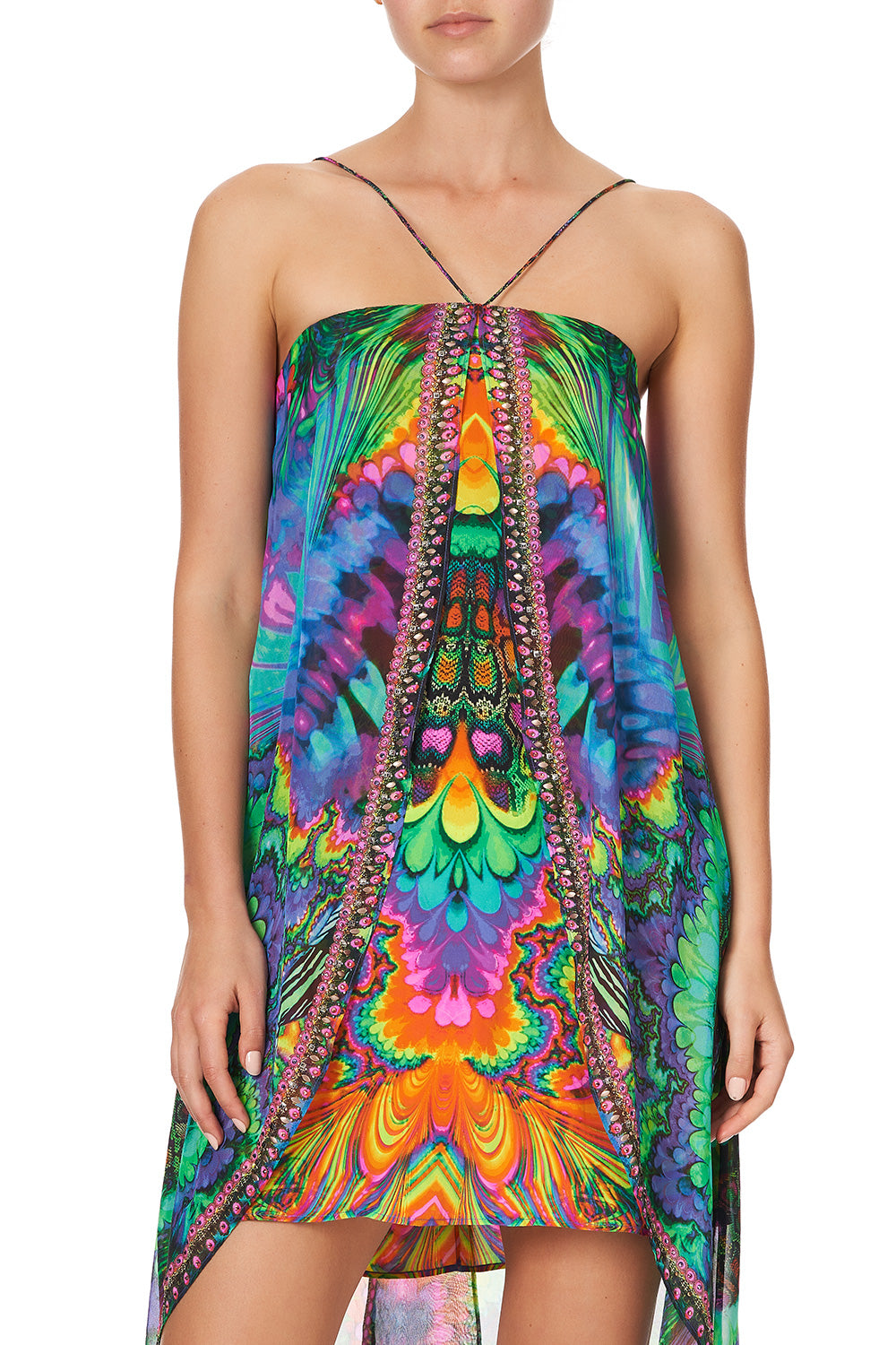 STRAPLESS OVERLAYER DRESS HYPED UP HIPPIE