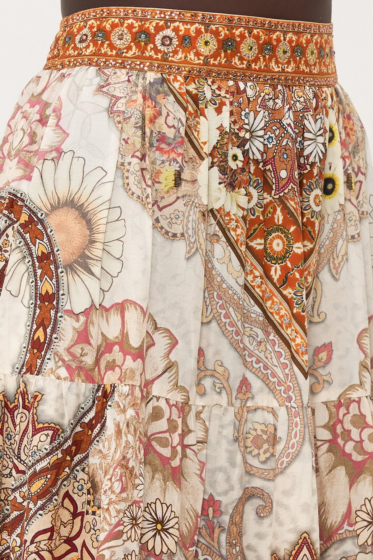 TIERED MAXI SKIRT HEART OF A HIPPIE