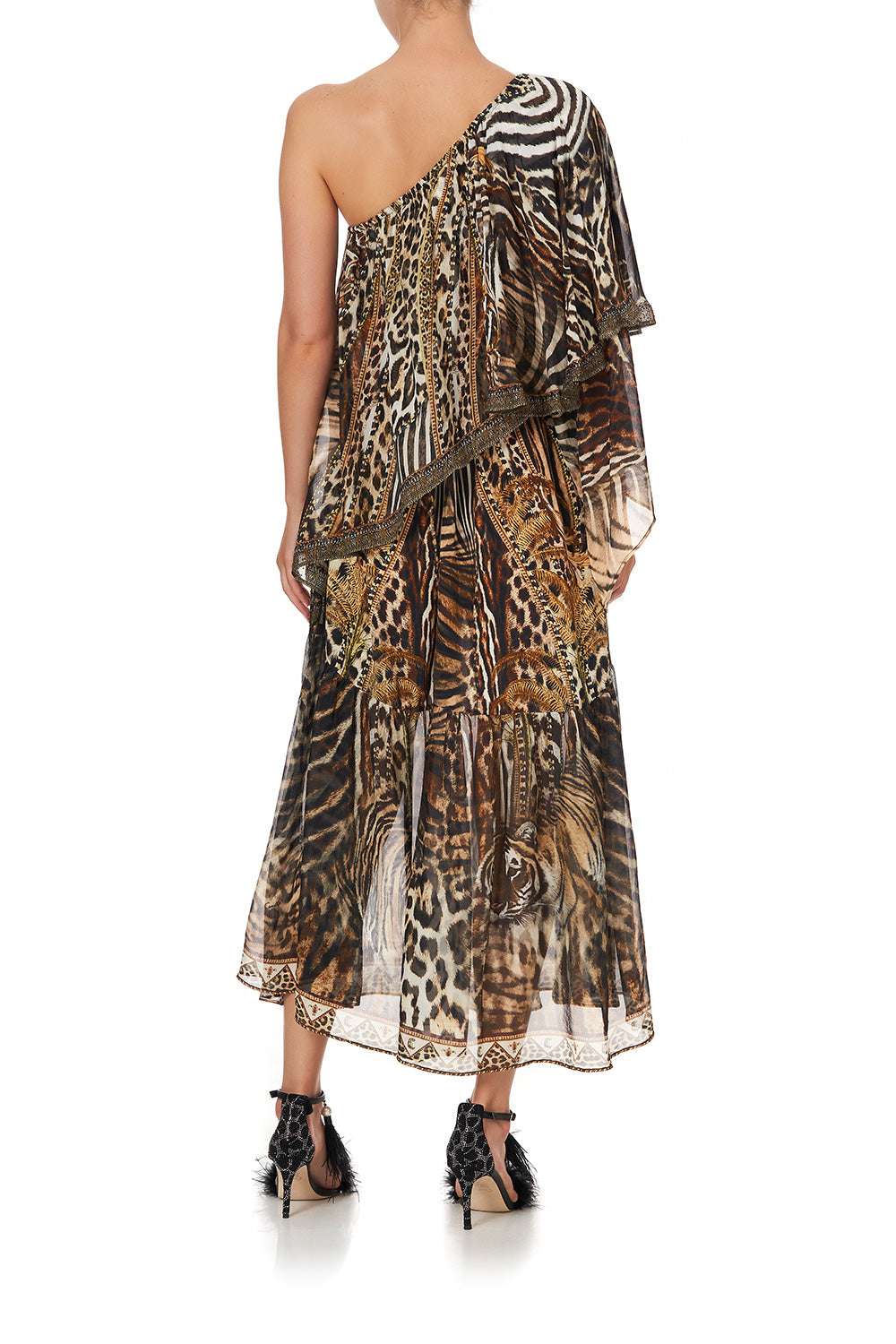 ONE SHOULDER TIERED DRESS BERKELEY ST AFTER DARK