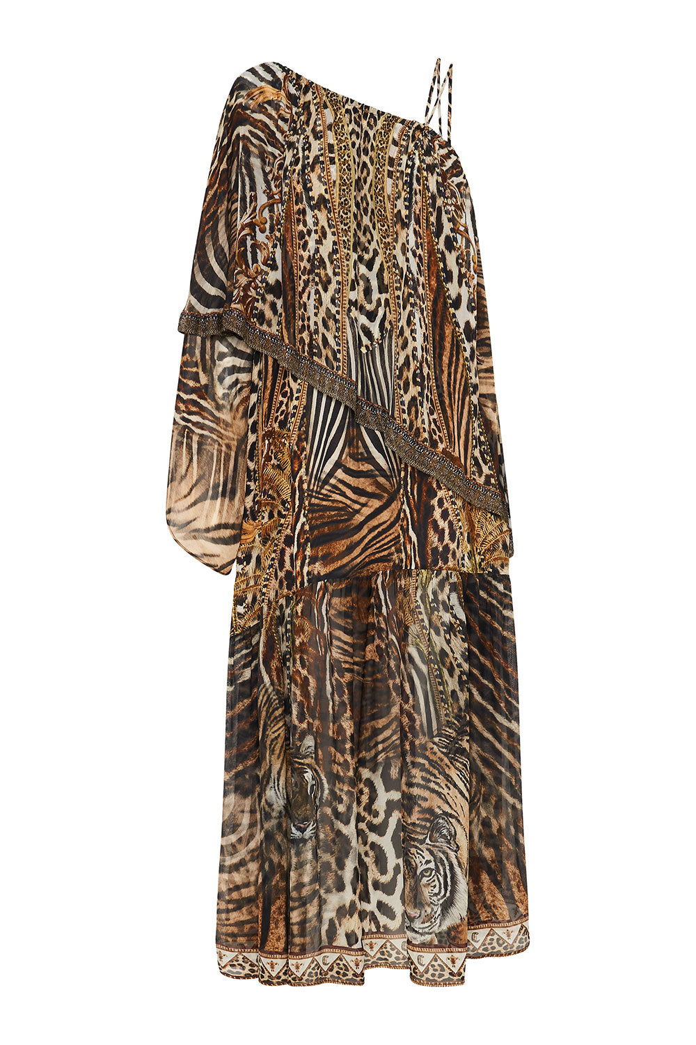 ONE SHOULDER TIERED DRESS BERKELEY ST AFTER DARK