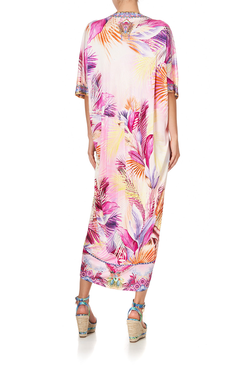 METAL RING JERSEY KAFTAN SOUTH BEACH SUNRISE