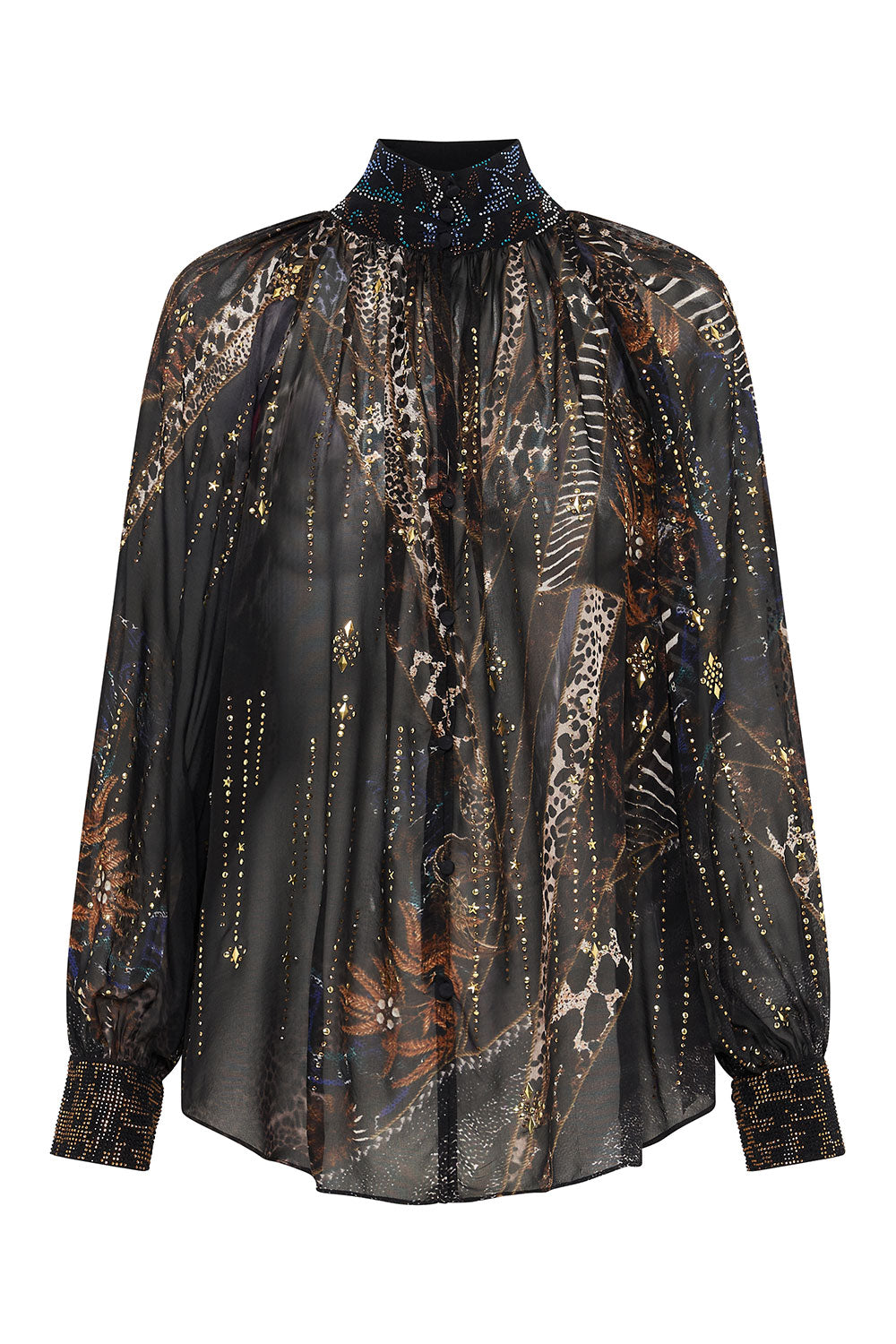 RAGLAN BUTTON UP SHIRT LADY STARDUST