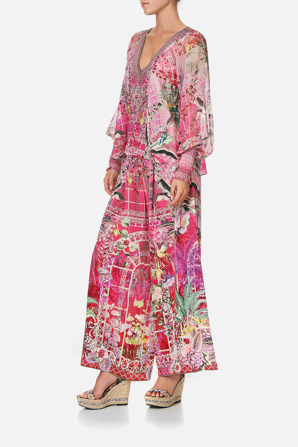 SHIRRED CUFF BLOUSE GLASSHOUSE ROMANCE