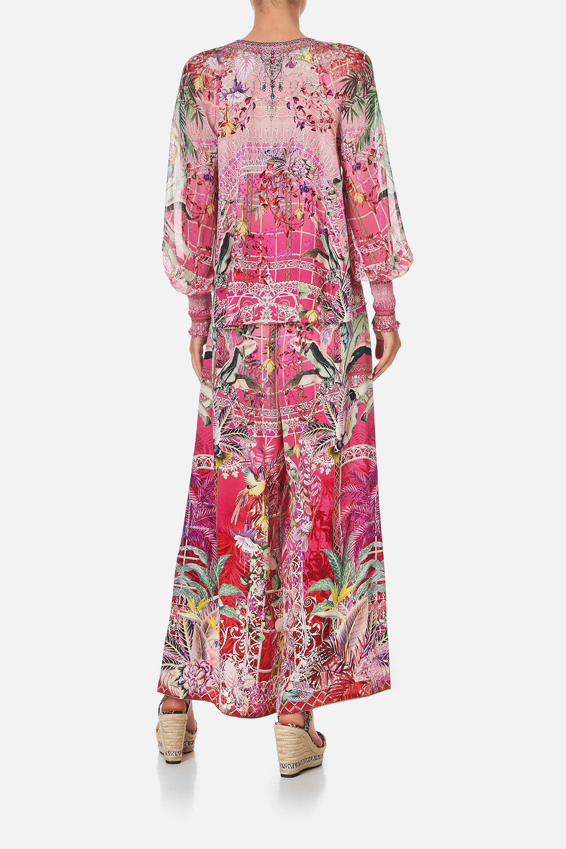 SHIRRED CUFF BLOUSE GLASSHOUSE ROMANCE