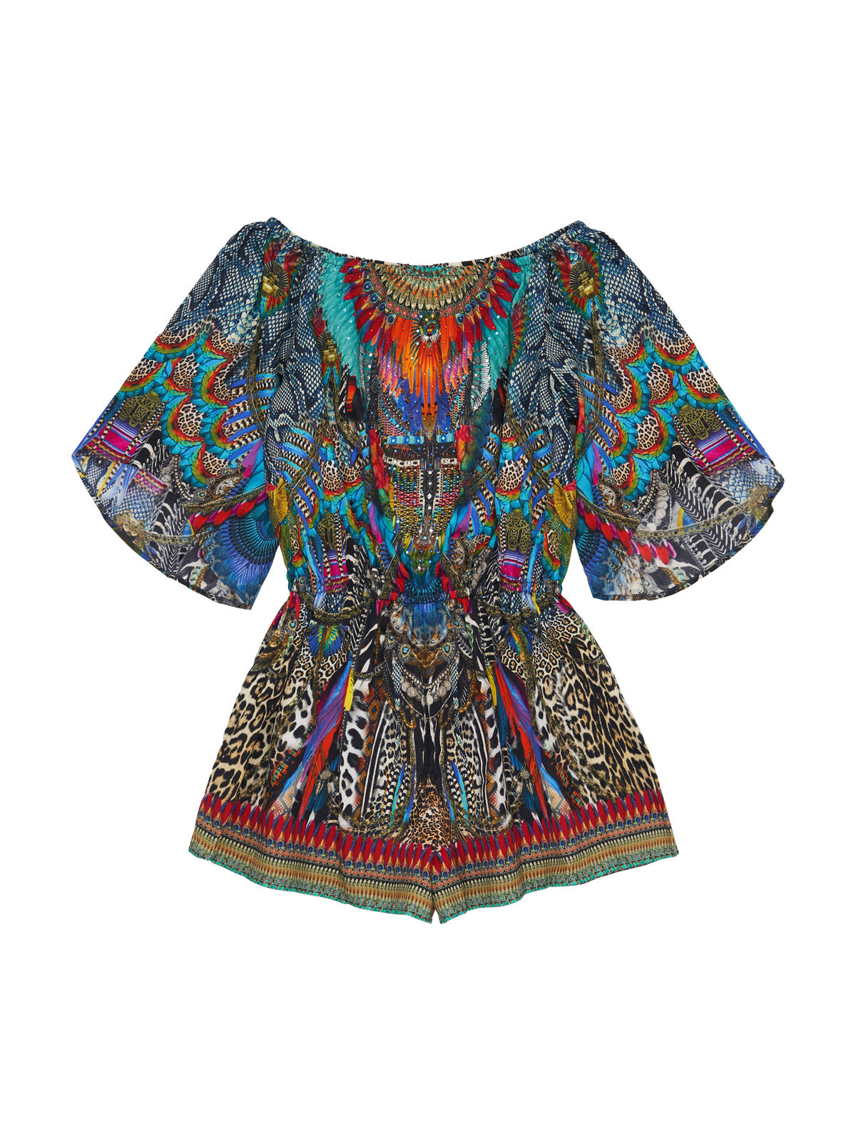 KIDS 3/4 FLARE SLEEVE PLAYSUIT 12-14 GUARDIANS OF THE SUN