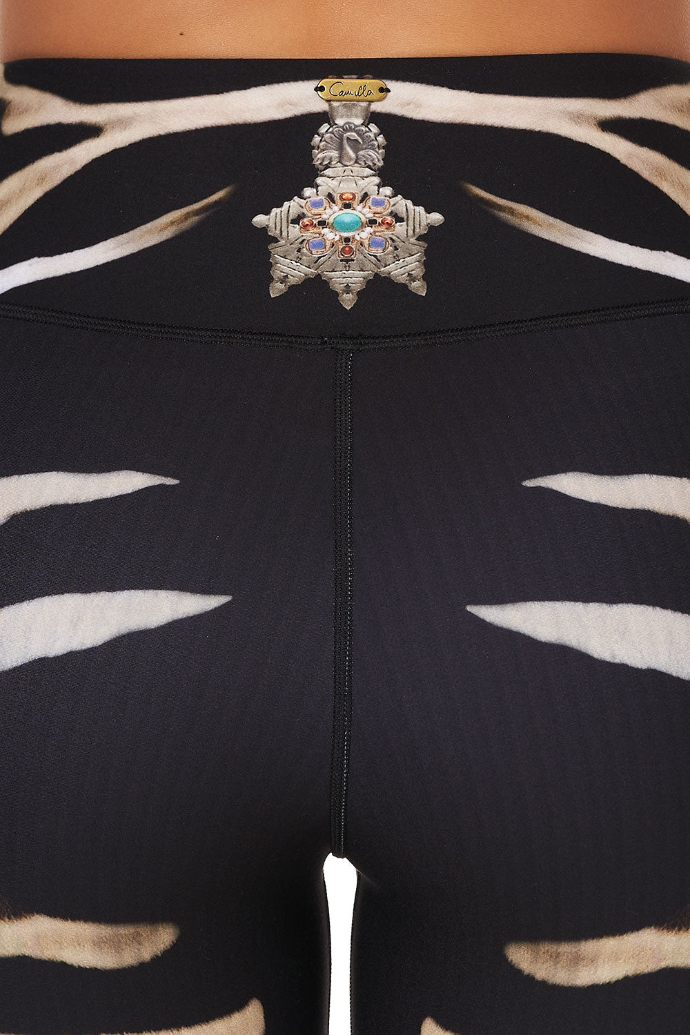 BIKE SHORT ZEBRA CROSSING