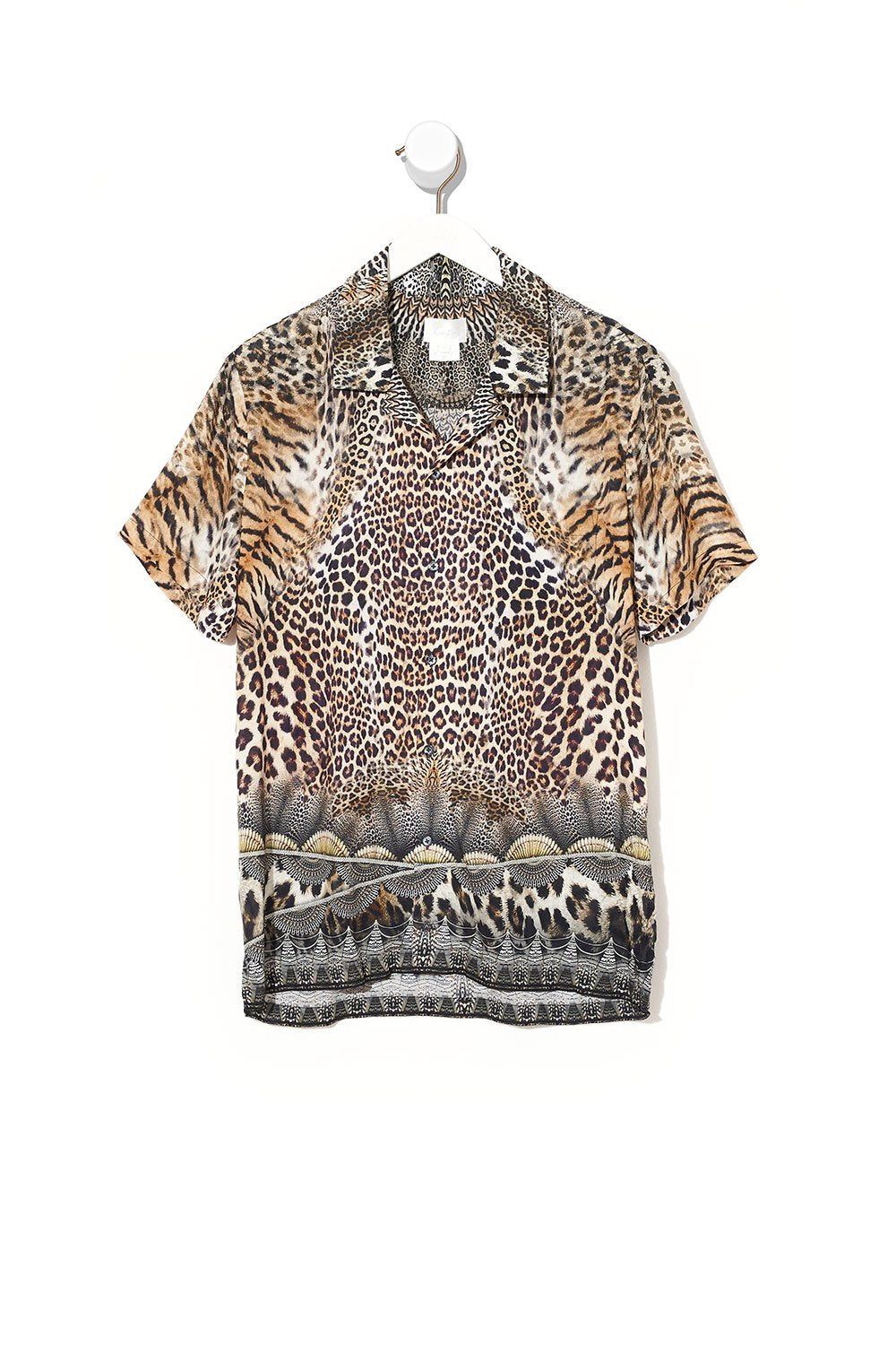 SHORT SLEEVE CAMP COLLARED SHIRT CALL OF THE CATHEDRAL