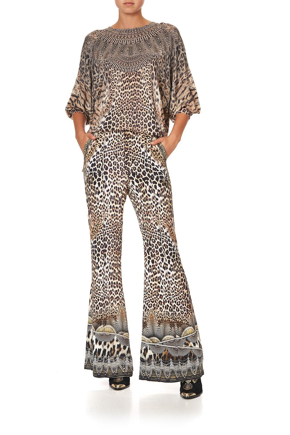 OVERSIZED DROP SHOULDER SIDE SPLIT JUMPER CALL OF THE CATHEDRAL