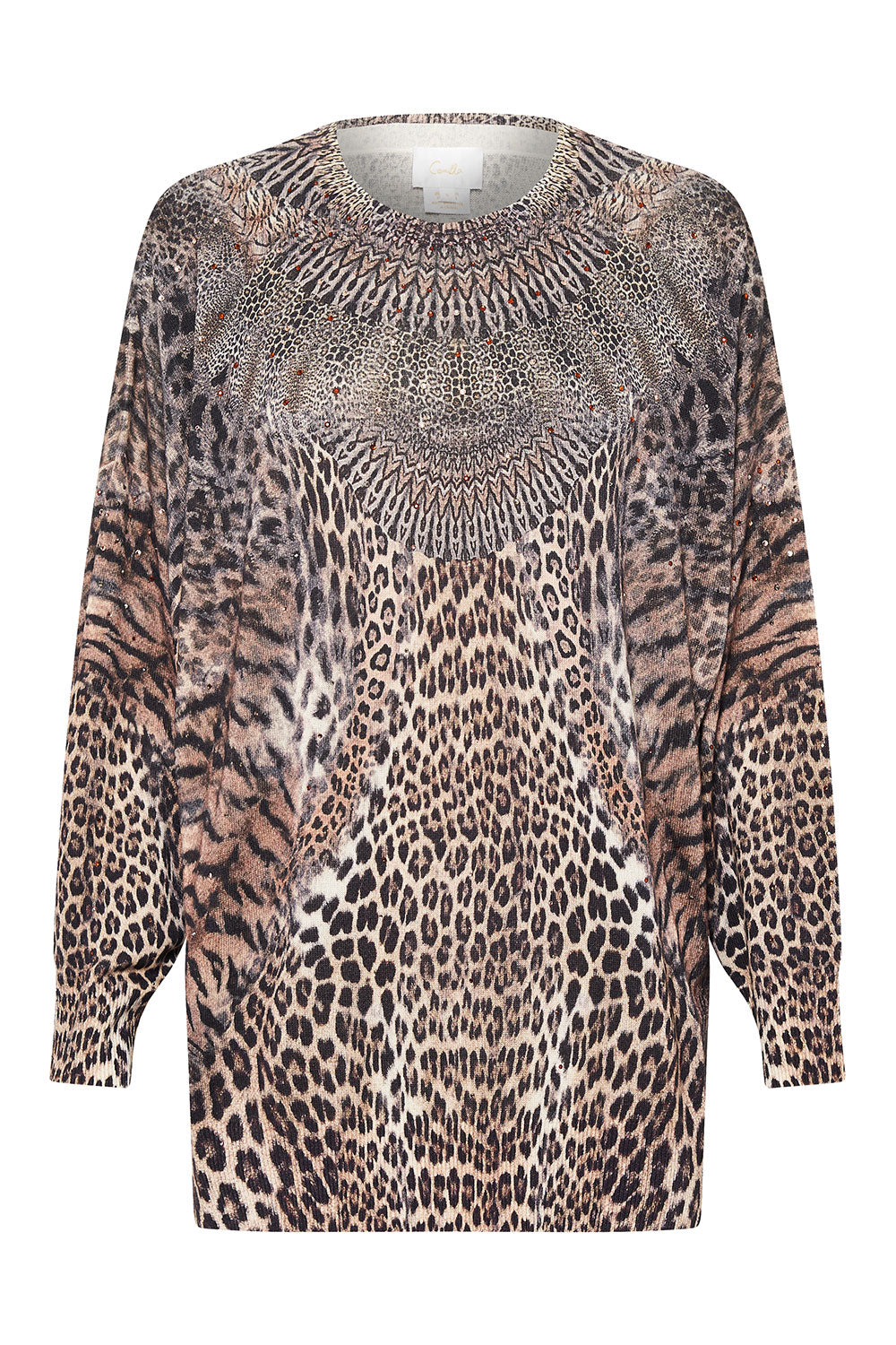 OVERSIZED DROP SHOULDER SIDE SPLIT JUMPER CALL OF THE CATHEDRAL