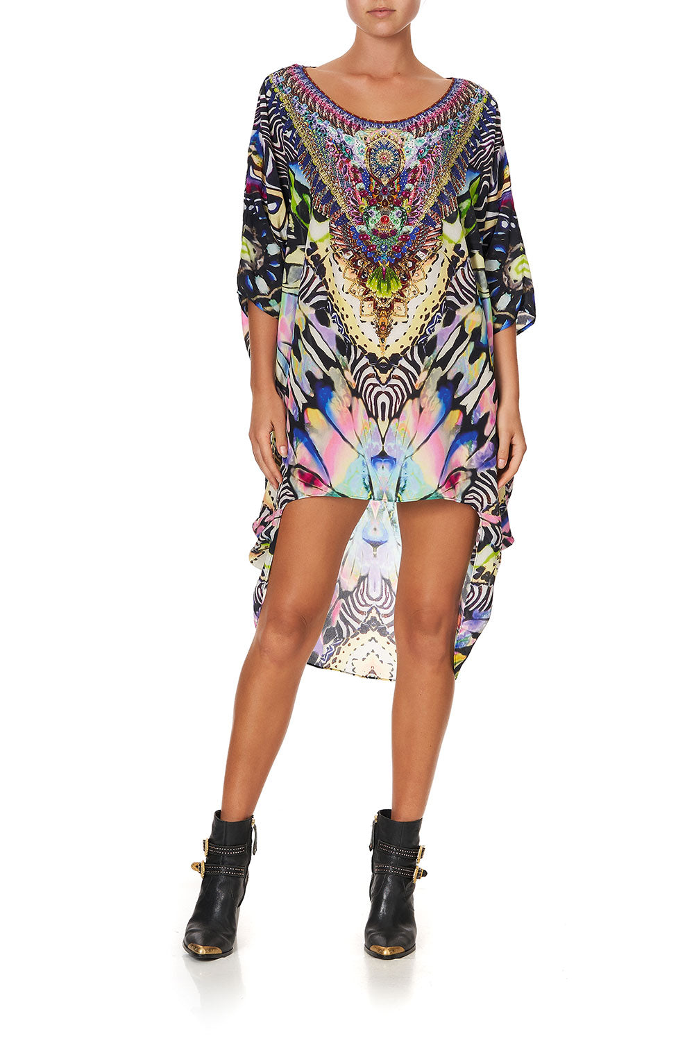 SCOOP BACK HEM DRESS TRANCE TEMPTATION